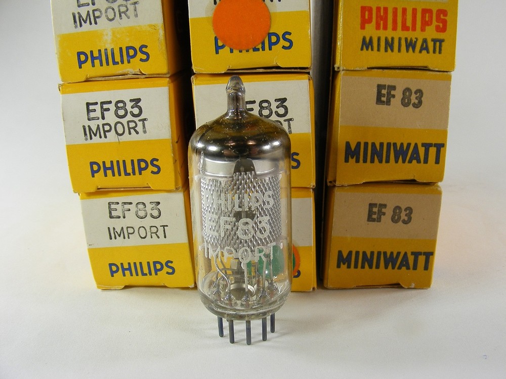 EF83 Philips pentode tube  , brand new original boxes, NOS/NIB