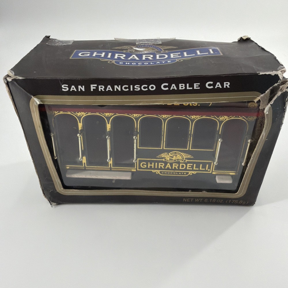 Ghiradelli San Francisco Cable Car Open Box