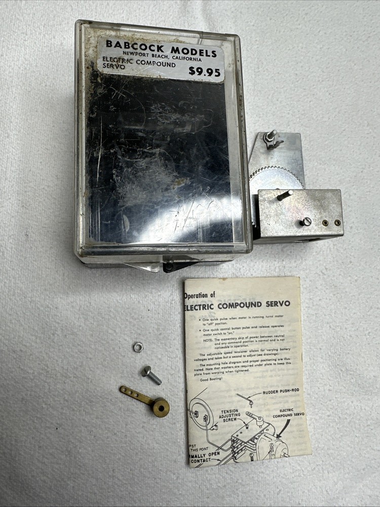 Vintage Babcock Models Electric Compound servo