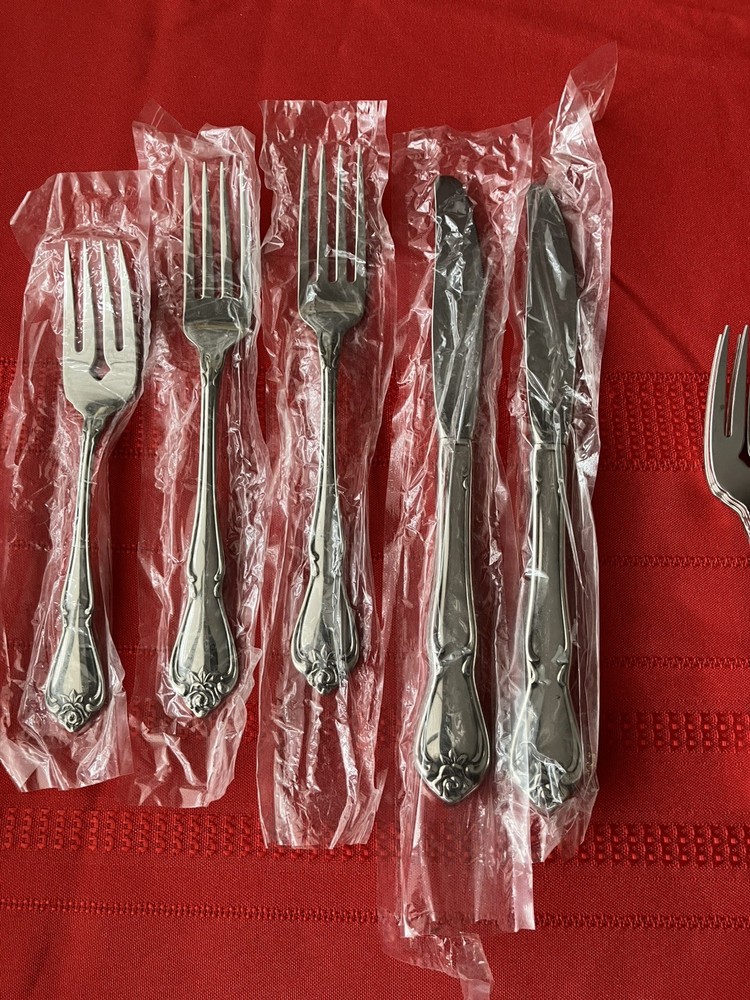 Oneida Arbor Rose Flatware - 14 Replacement Pieces Stainless Spoon Fork Knife