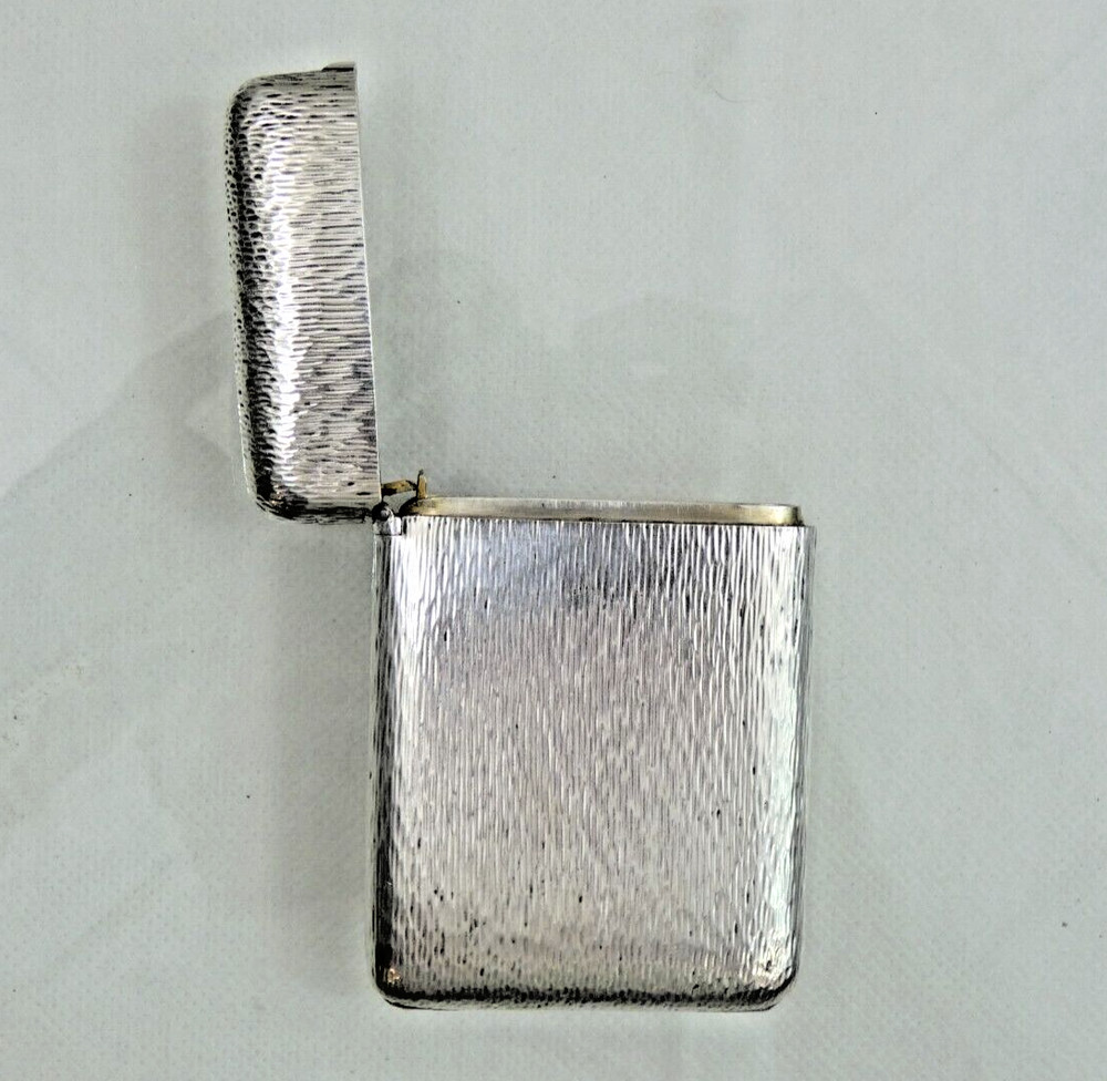 FINE AUSTRIAN SILVER CARD CASE CONCEALED PICTURE FRAME Alexander Sturm sterling