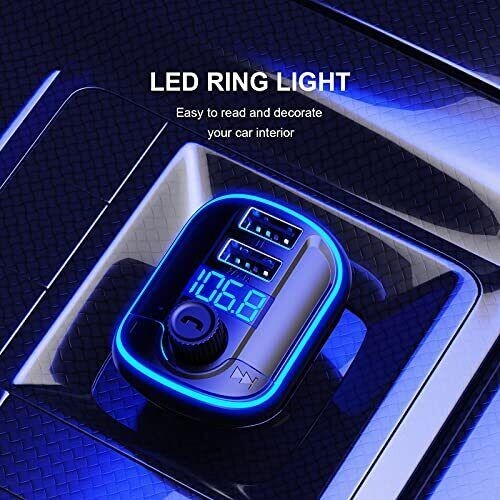 Transmisor de FM Bluetooth Para Carro Auto Radio Aux Manos Libres Adaptador