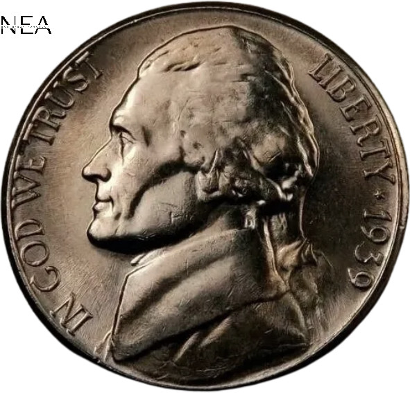 1939-D Jefferson Nickel ~ Borderline Uncirculated (AU++) ~ Key Date!