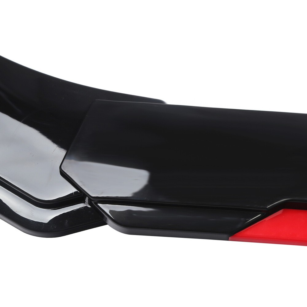 Front Bumper Lip Splitter Lower Spoiler Body Black+Red For Dodge Ram 1500