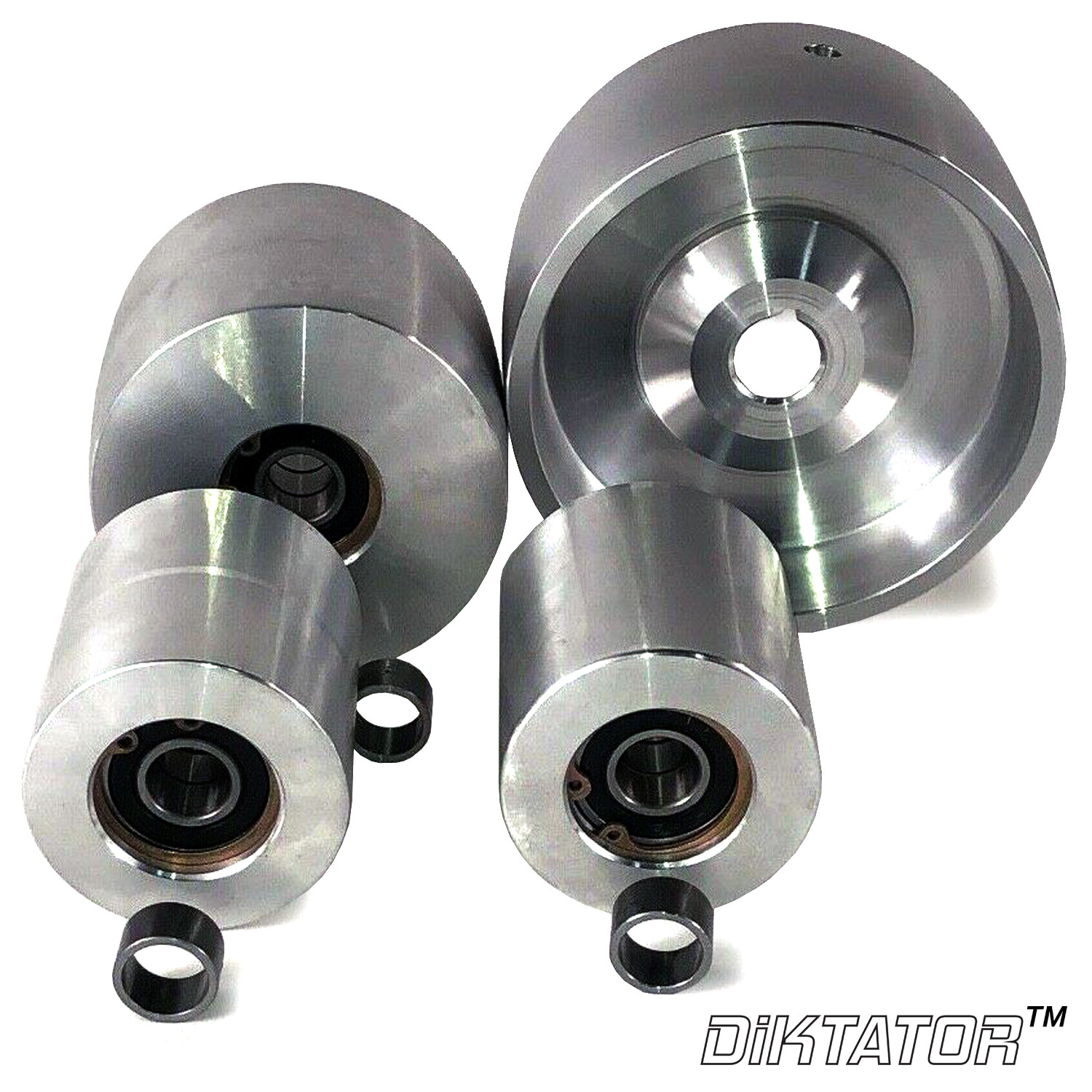 Wheel set for knife making 2" x 72" Belt Grinder (MADE IN USA) Fast Shipping