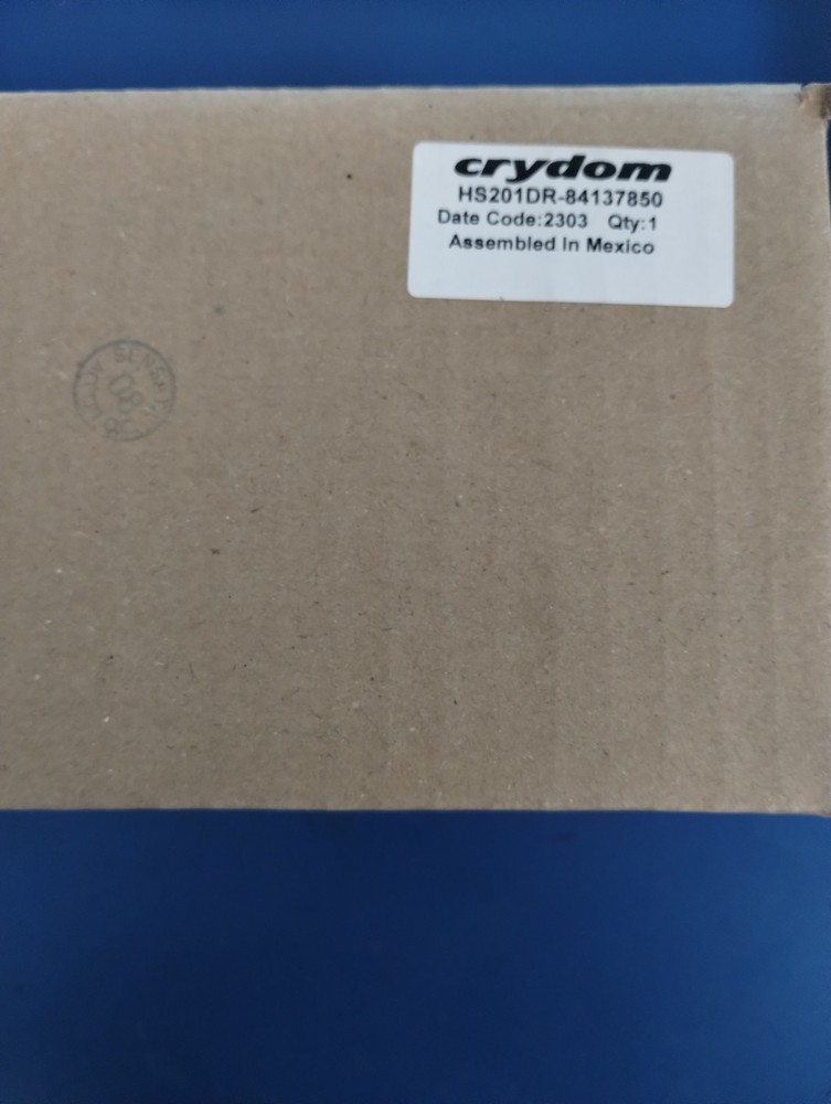CRYDOM HS201DR-84137850 Solid State Relay - Relay/Heat Sink Assembly