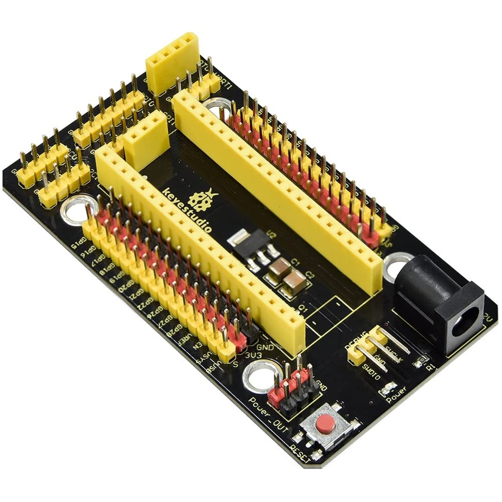 KEYESTUDIO Raspberry Pi PICO IO Shield Pico Breakout Board for Raspberry Pi P...