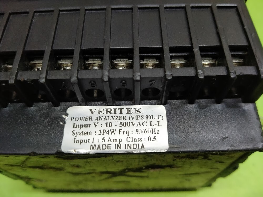 Veritek VIPS 80L-C Power Analyzer VIPS80LC Tested Working