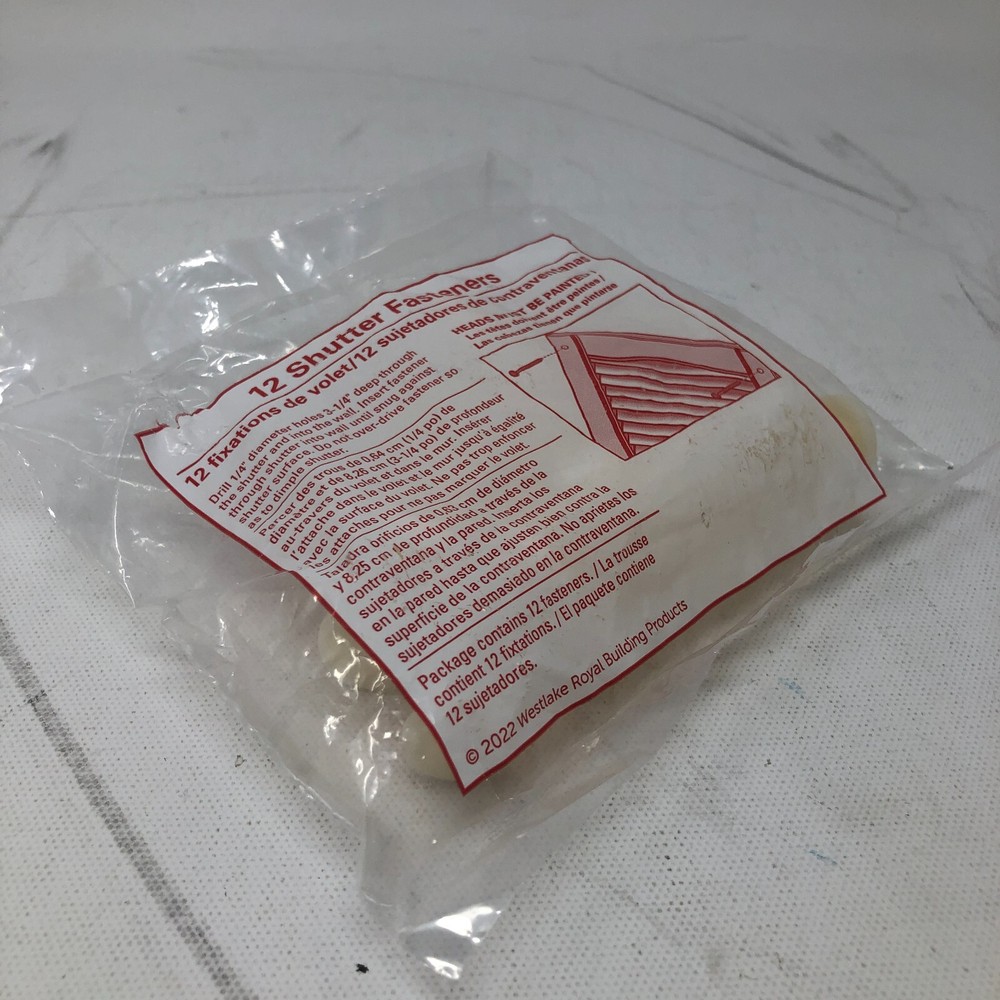 Shutter Fasteners- 12 Pack