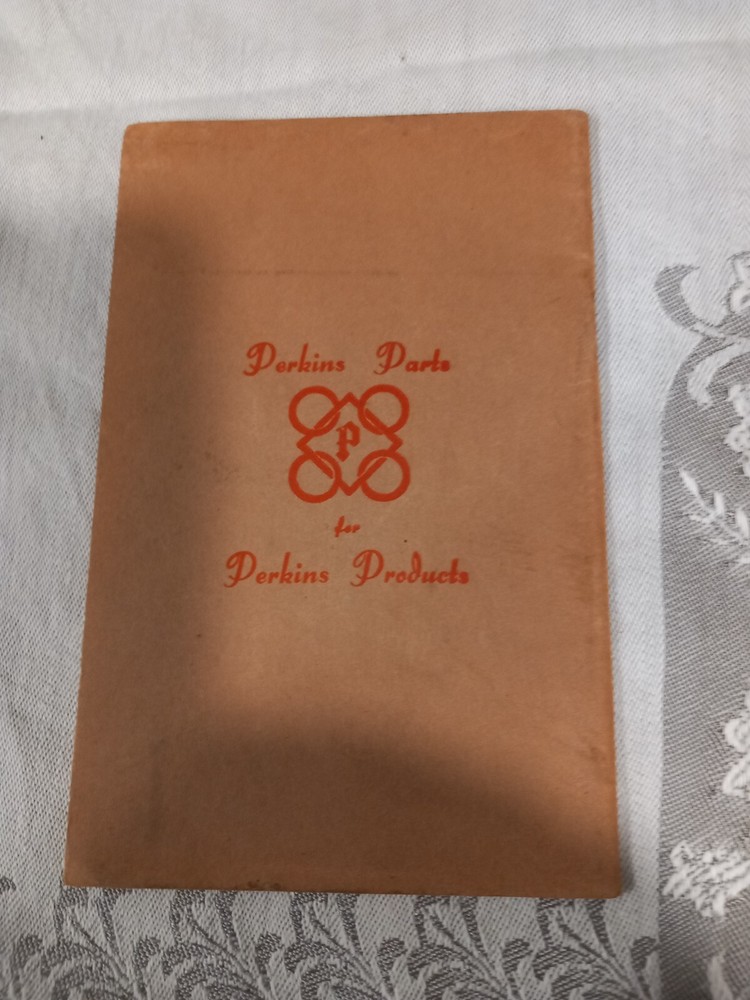 PERKINS P SERIES DIESEL ENGINE ORIGINAL TRACTOR OPERATORS HANDBOOK
