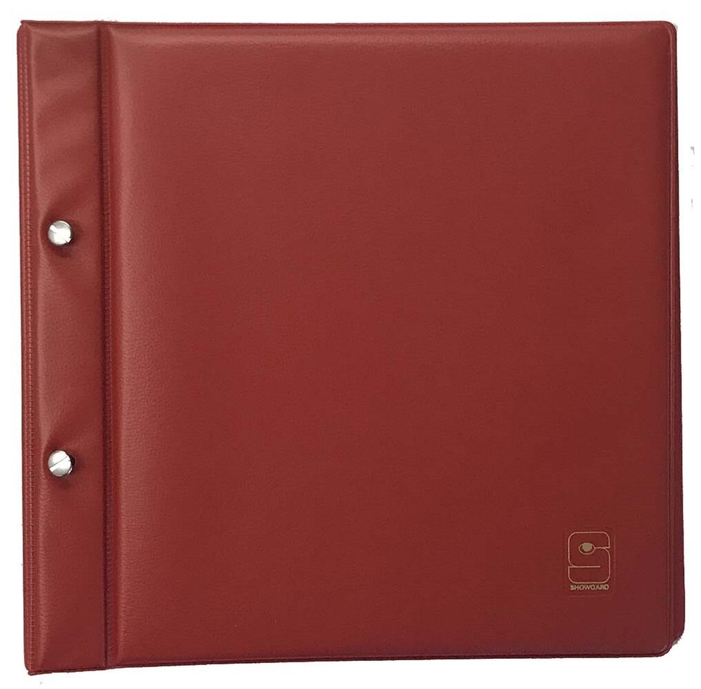 FDC Collection Album Showgard Euro Cover Binder Flag Red New Hold 104 Envelopes