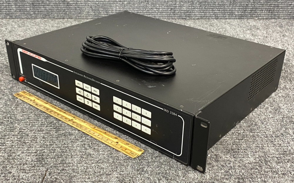 Sencore IRD 3384 ATSC Receiver  Decoder w/ Power Cord