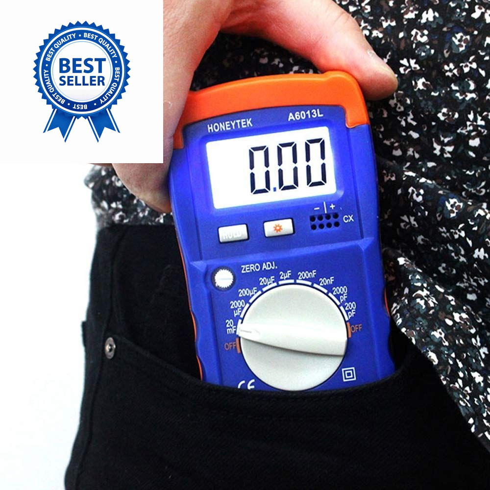 Honeytek A6013L Capacitor Tester Black