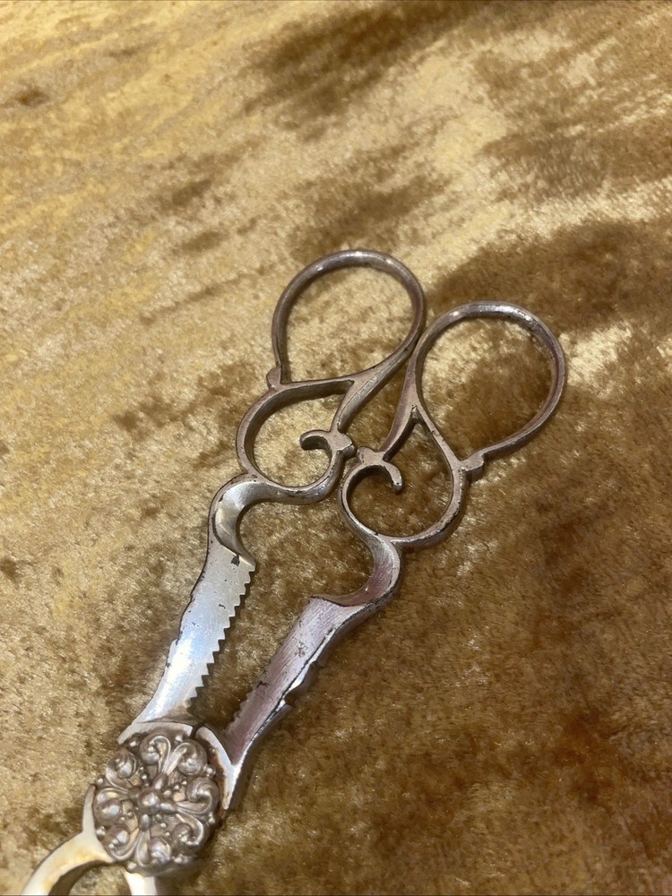 Antique Silver Plated Sugar Nips