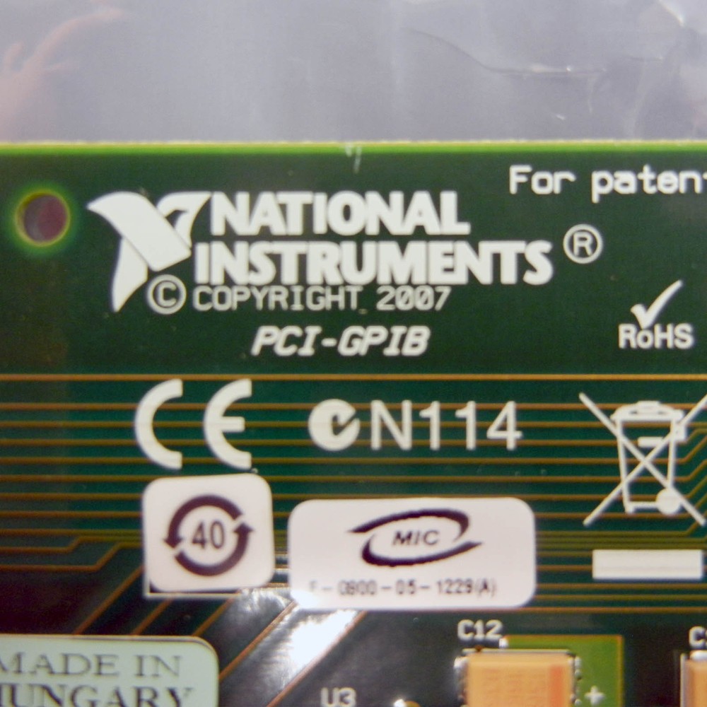 NATIONAL INSTRUMENTS NI PCI-GPIB 188513E-01L INTERFACE CONTROLLER ADAPTER CARD