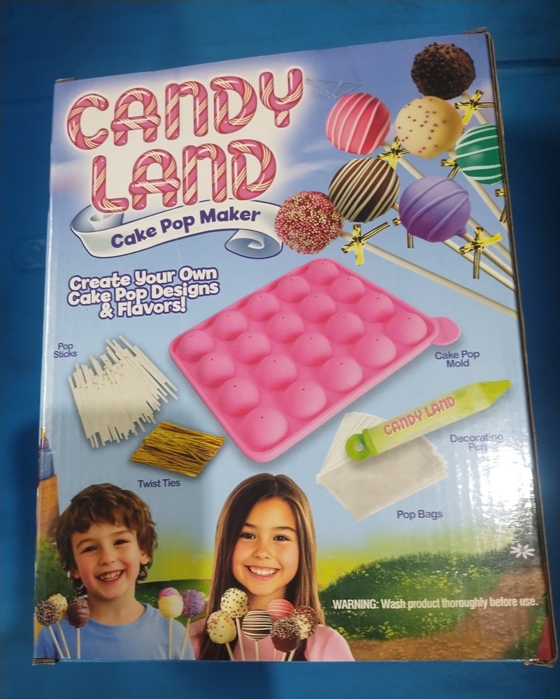 Candy Land Cake Pop Maker Kit Mold And Decorating Pen