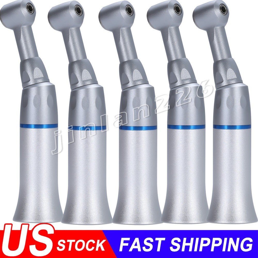 5* NSK Style Dental Low Slow Speed Handpiece Contra Angle Push Button E-Type USA