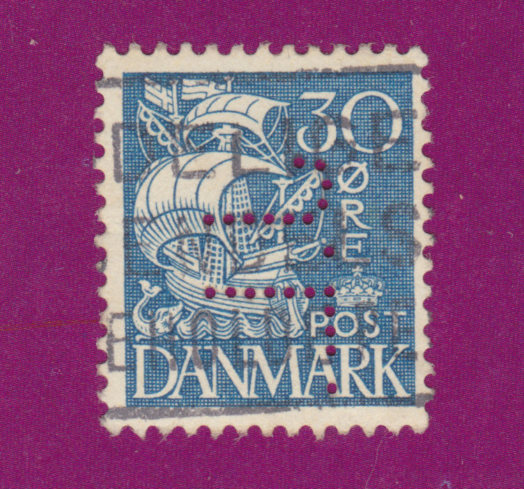 USED DENMARK #236 WITH J.L. PERFIN