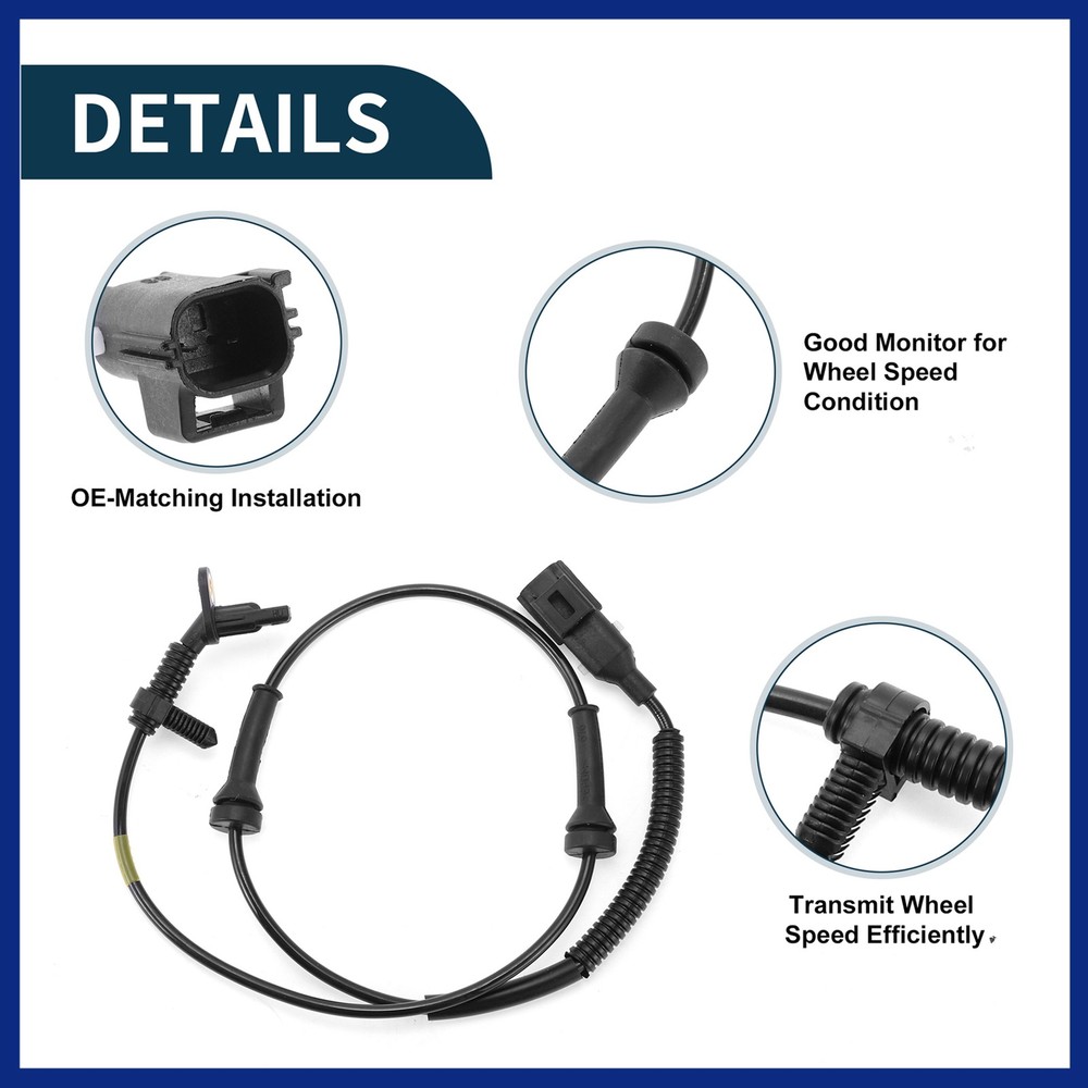 ABS Wheel Speed Sensor ABS Sensor for Land Rover Range Rover Evoque 1 Pcs