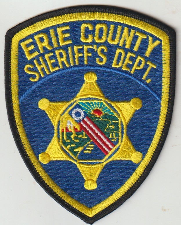 Erie County NY Sheriff's Dept. obsolete patch shipped from Australia