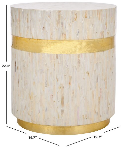 Safavieh PERLA MOSAIC ROUND SIDE TABLE, Reduced Price 2172782271 TRB1007A