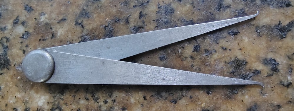 🗽 VINTAGE MINI 4" OD/ ID CALIPER