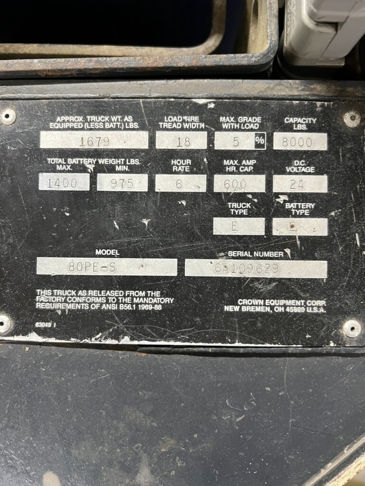 Crown Pallet Jack 80 PE-S