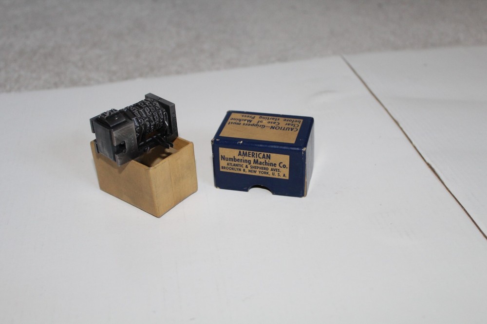 American Numbering Machine Blue Boy Model 6