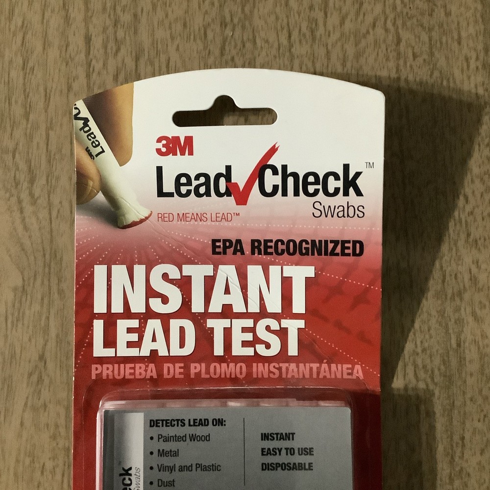 New 3M Lead Check Swabs Test Kit EPA Recognized 8 Tests in Sealed Package