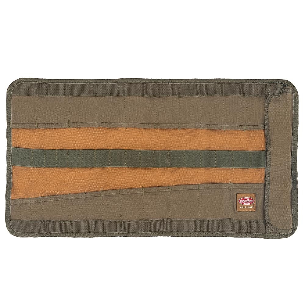 Bucket Boss Brown Tool Roll: Original Series - Organize Your Tools!