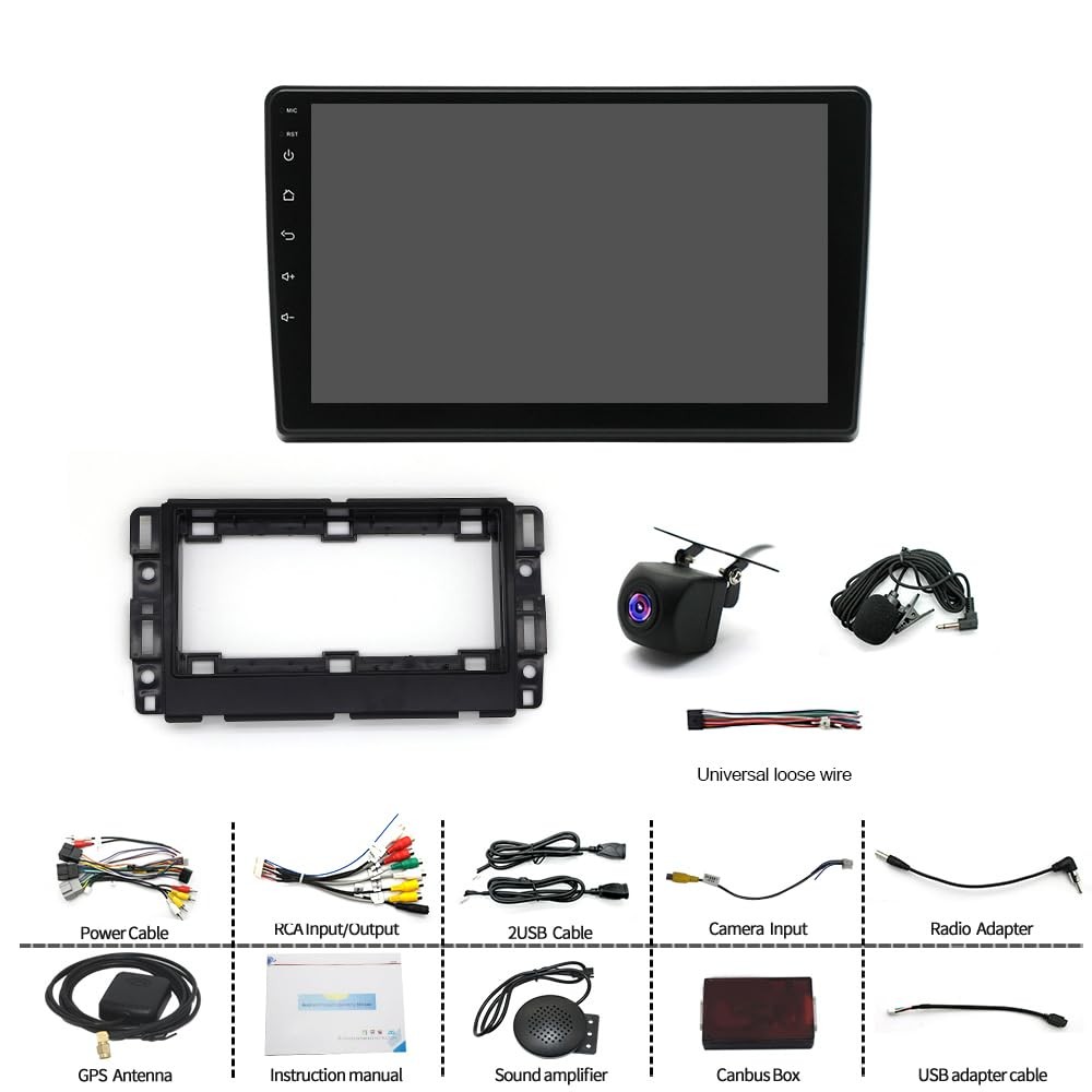 8 Inch Double Din Car Stereo Wireless Carplay Android Auto Touch Screen GPS