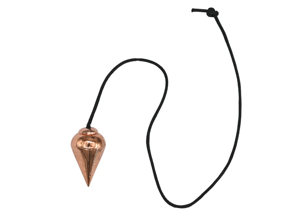 Copper Dome Cone Metal Pendulum for Divination