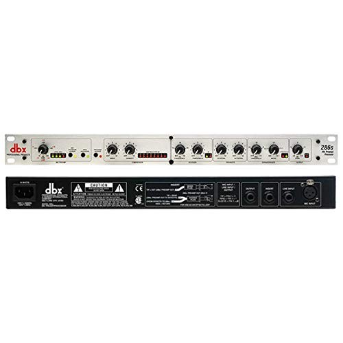 dbx DBX286SV Instrument Microphone Preamp & Channel Strip Processor Compression