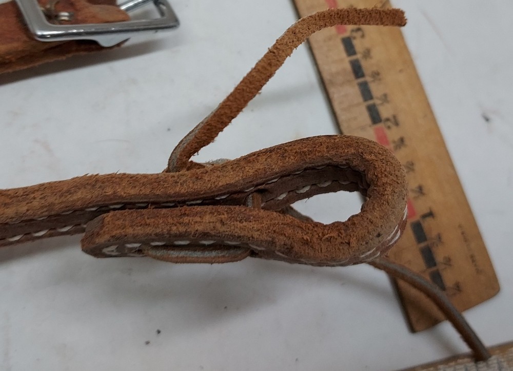 Double Leather Stitched Headstall - 1021252