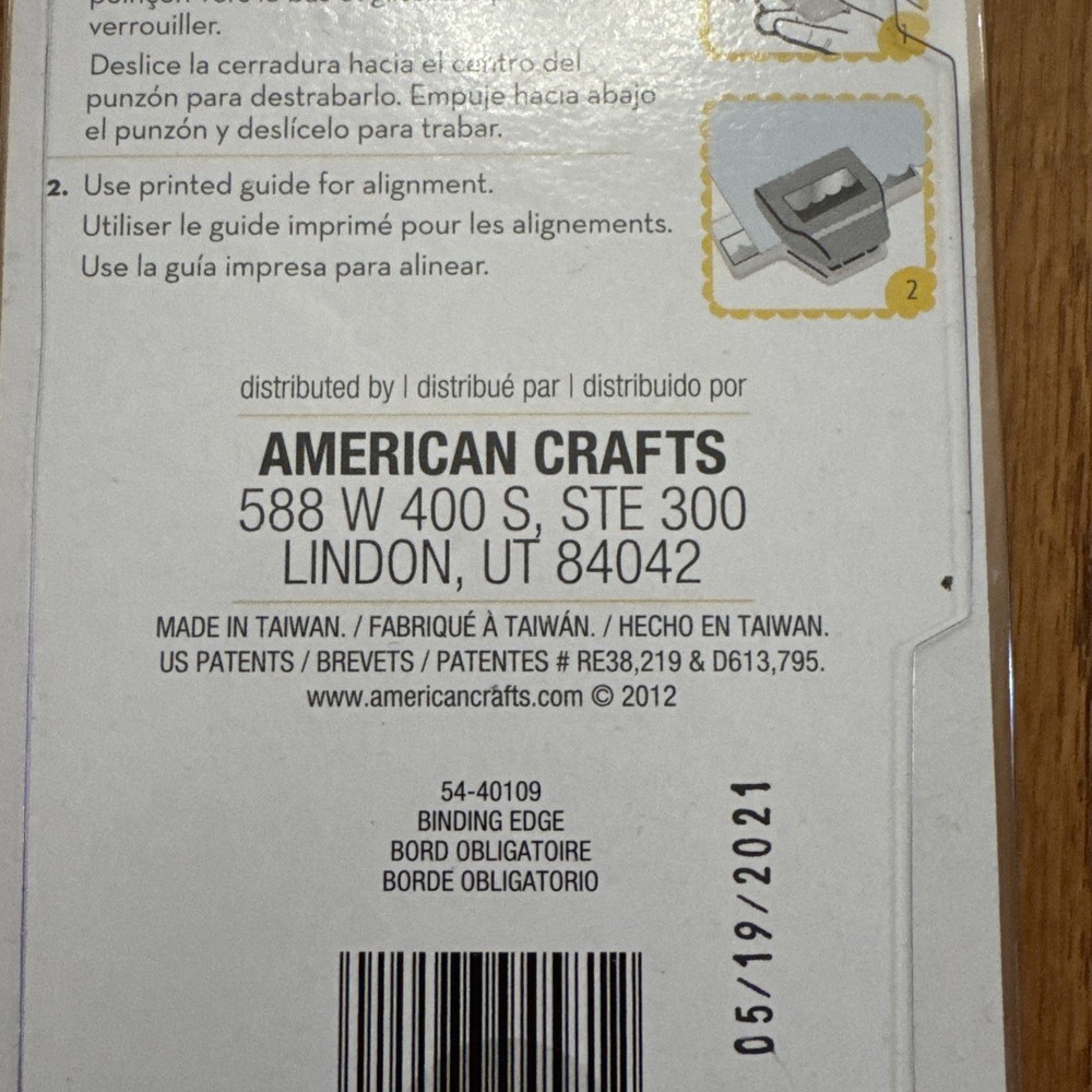EK Tools - Success Edge Border Punch Binding Edge with Alignment Guide NEW