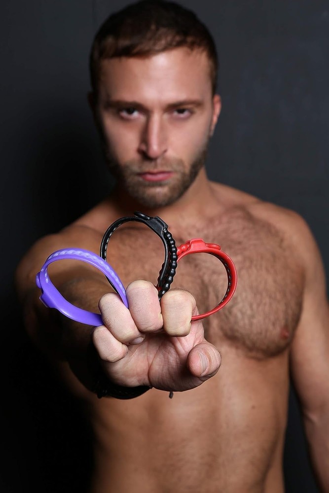 ERECTION RING,13 Increments for Perfect Size！ Black