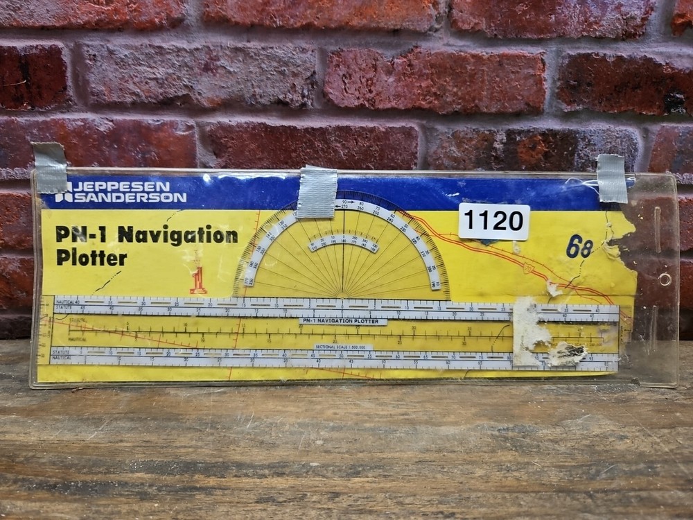 Jeppesen Sanderson, PN-1 Navigation Plotter, 1985 !!!