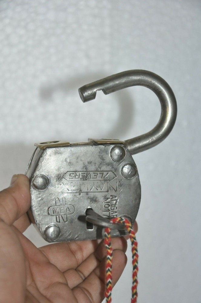 3 Pc Vintage Iron Handcrafted Solid Bag Shape Padlocks