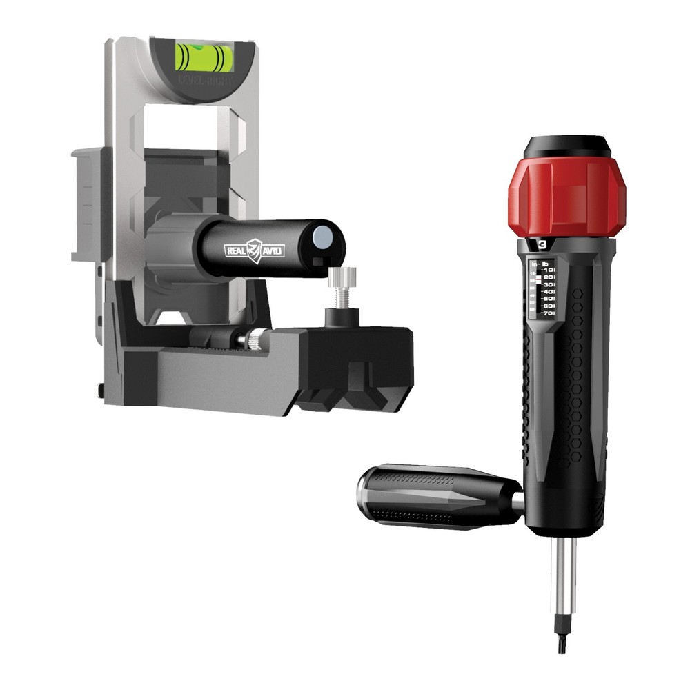 Real Avid Scope Leveling Kit & Precision Scope Level System (AVLVLRSTCOMBO)