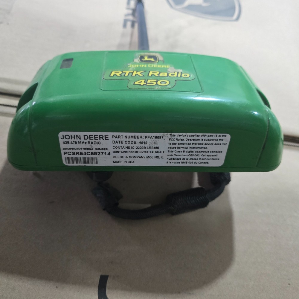 John Deere Starfire 450mhz RTK