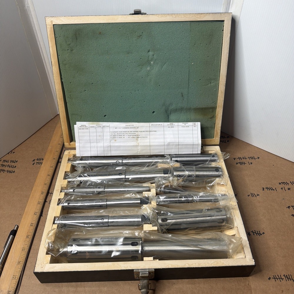 8 Ps/set Precision Expanding Mandrel Set ENCO #262-3030