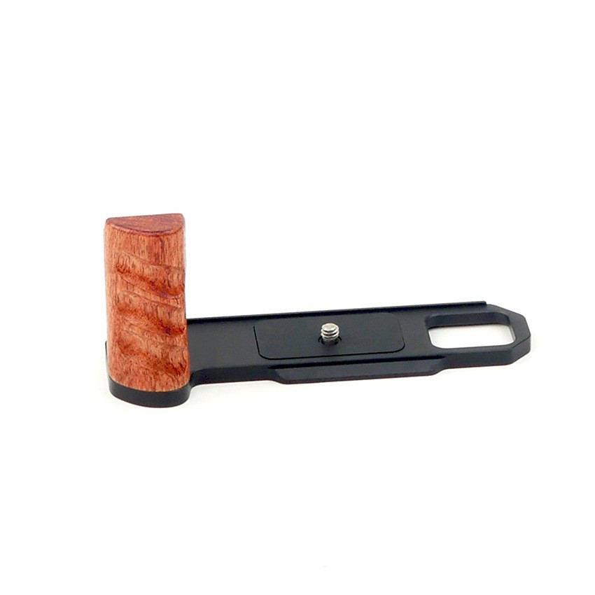 Solid Wood Grip Grip Aluminum Baseplate Arca Quick Release for Nikon F