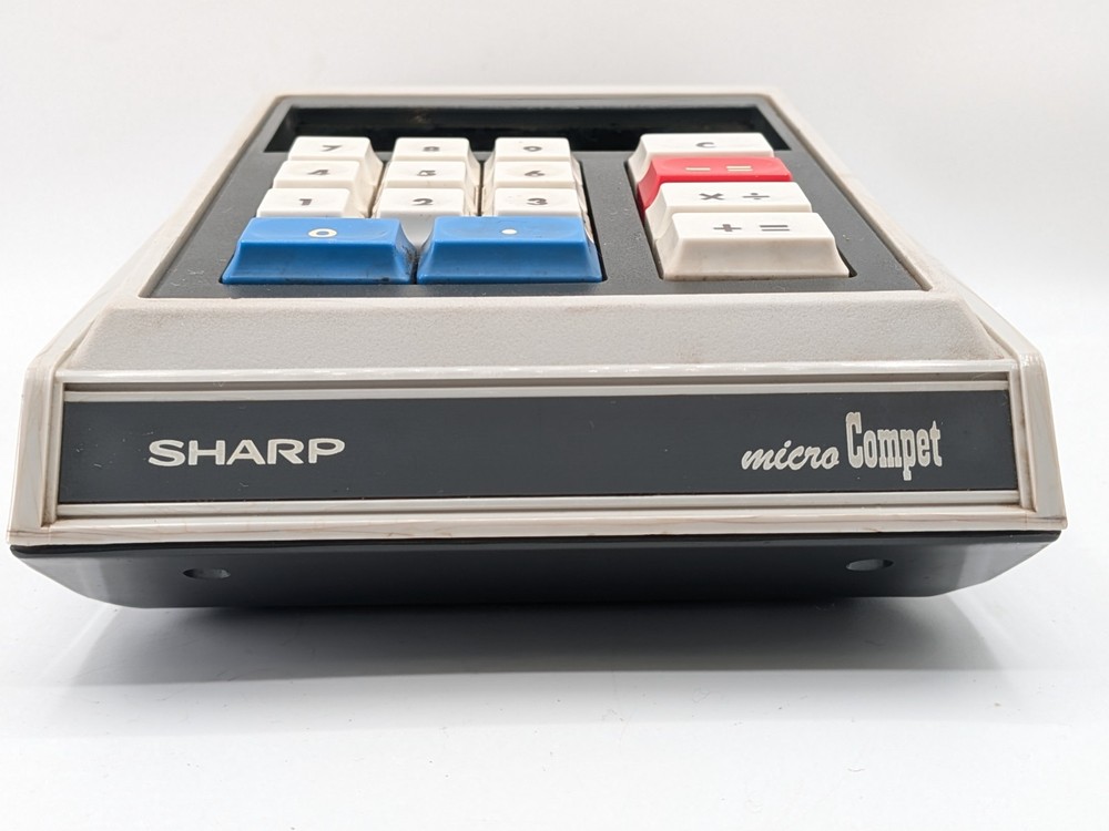 Sharp QT-8D Micro Compet Electronic Desktop Calculator Made in Japan
