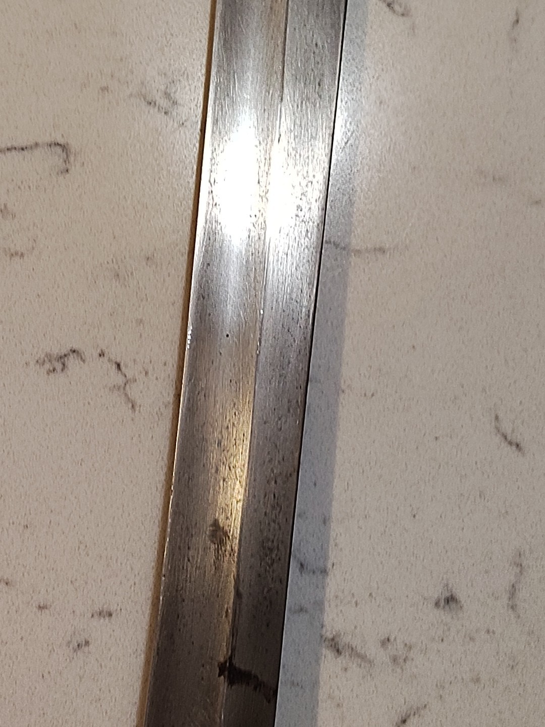 P. D. Luneschloss Solingen, German Bayonet & Scabbard, Handle Scales r Missing