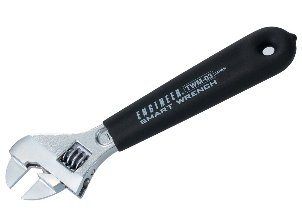 SLIM ADJUSTABLE SPANNER 2mm jaws slender thin low profile narrow ENGINEER TWM-03