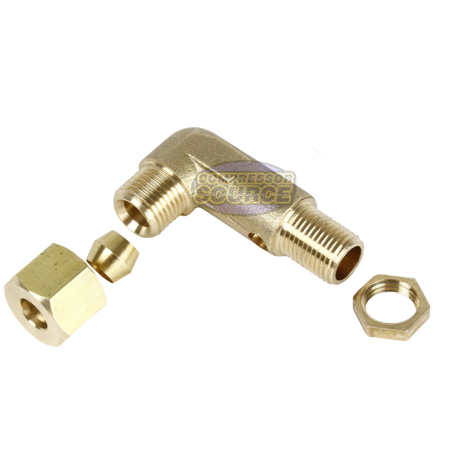 1/4" x 1/8" Two Stage Air Compressor Pump Elbow Unloader Valve 90 Degree Relief