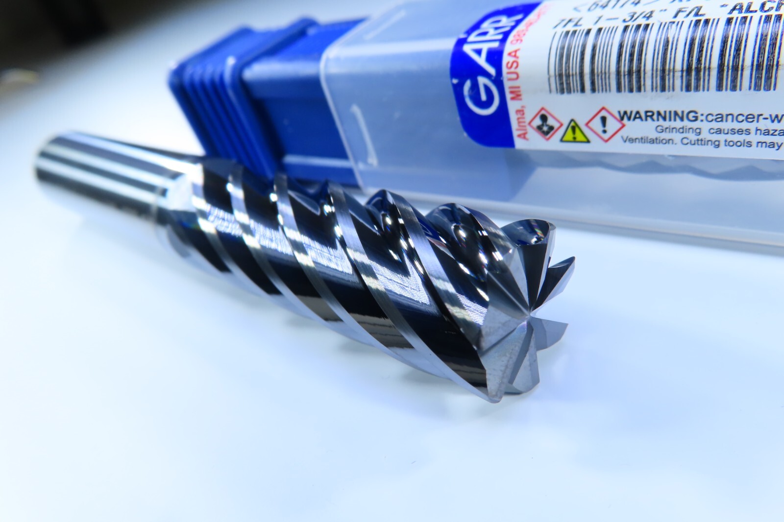 LOT ( 5 PCS ) NEW 5/8" GARR VX-7 SERIES 7 FLUTE ALCRONOS 64174 CARBIDE END MILL