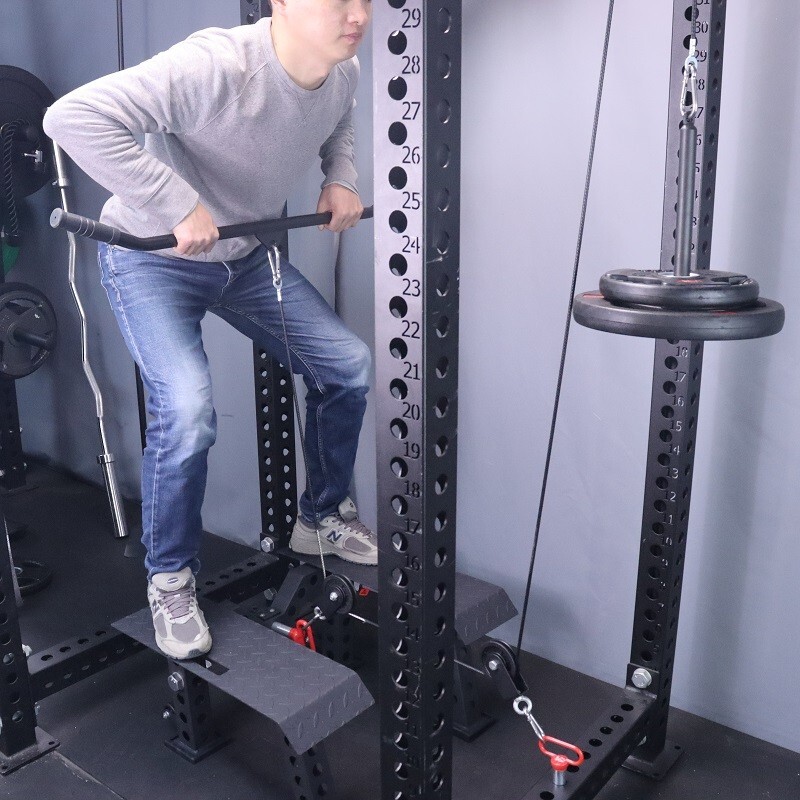 T-Bar Row High Platform - Multi-Function Stand for Deadlift, Squat, Back Row