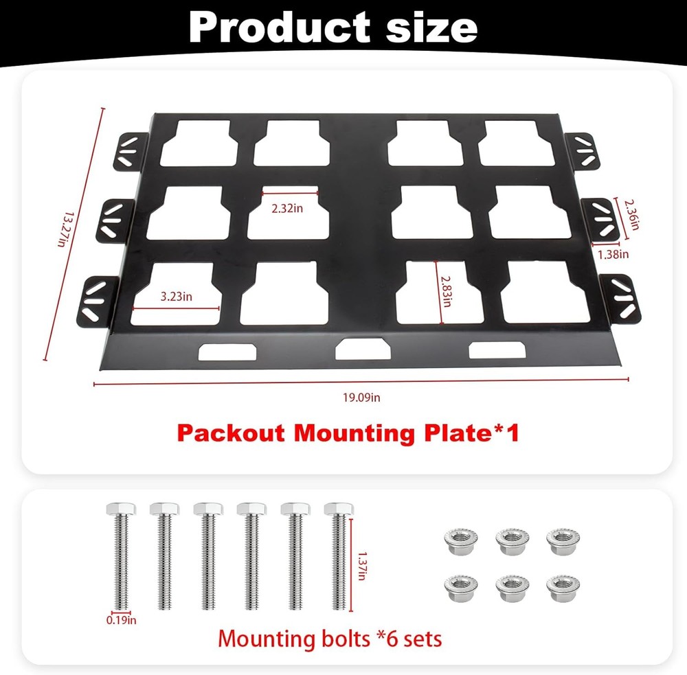 Mounting Plate - Durable Metal Base for Tool Storage