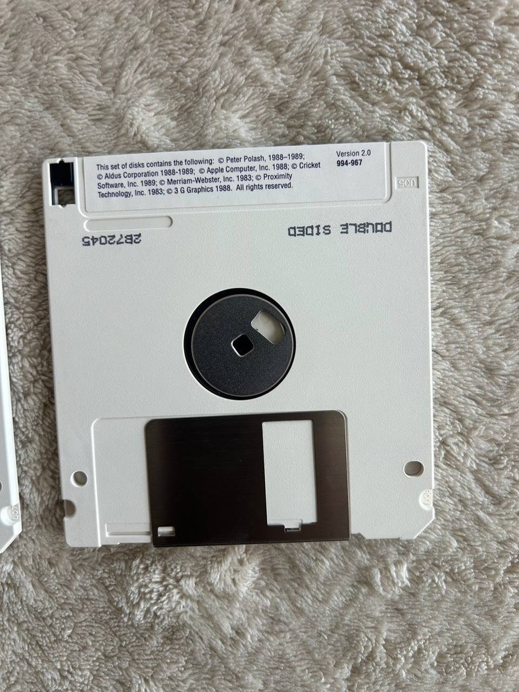 Aldus Persuasion For Macintosh 2.0 Version. Vintage Apple software